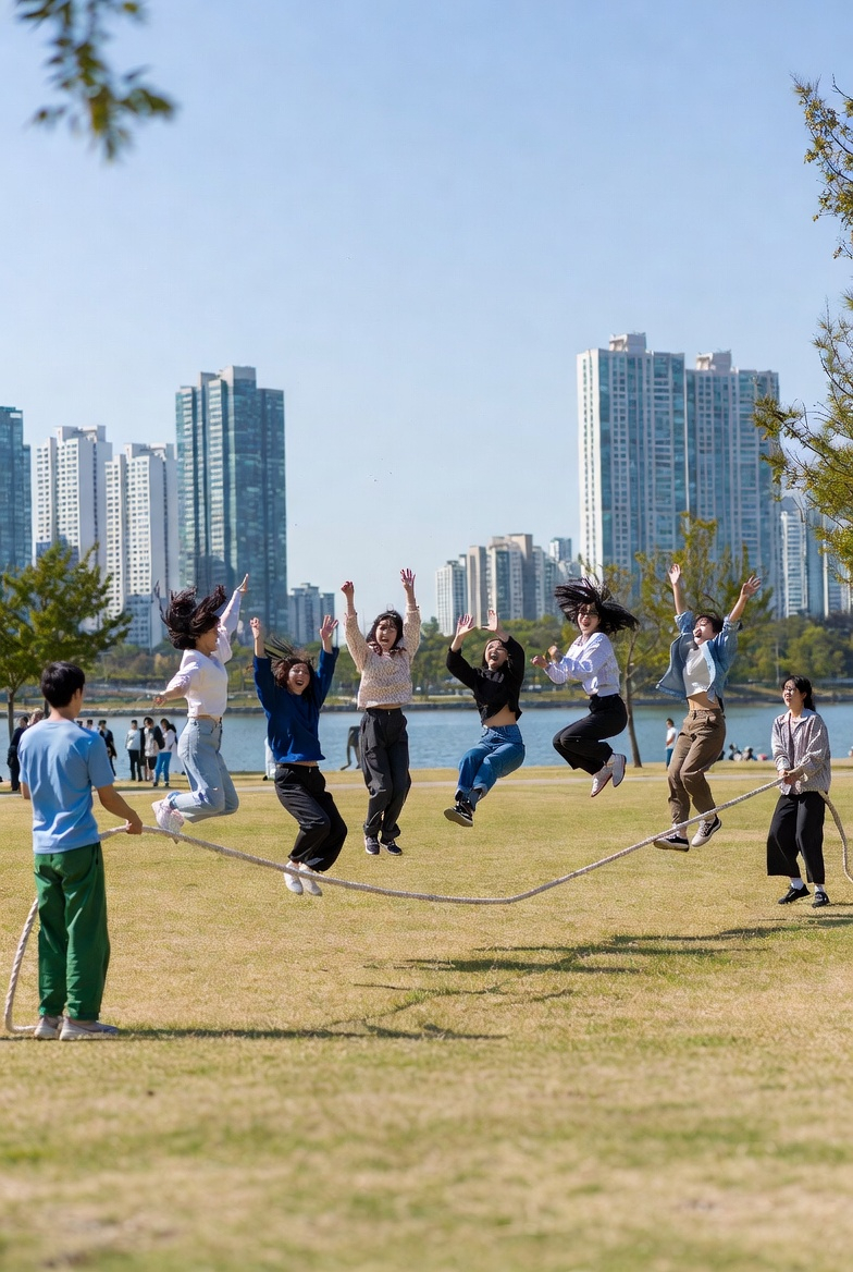 단체 줄넘기 챌린지